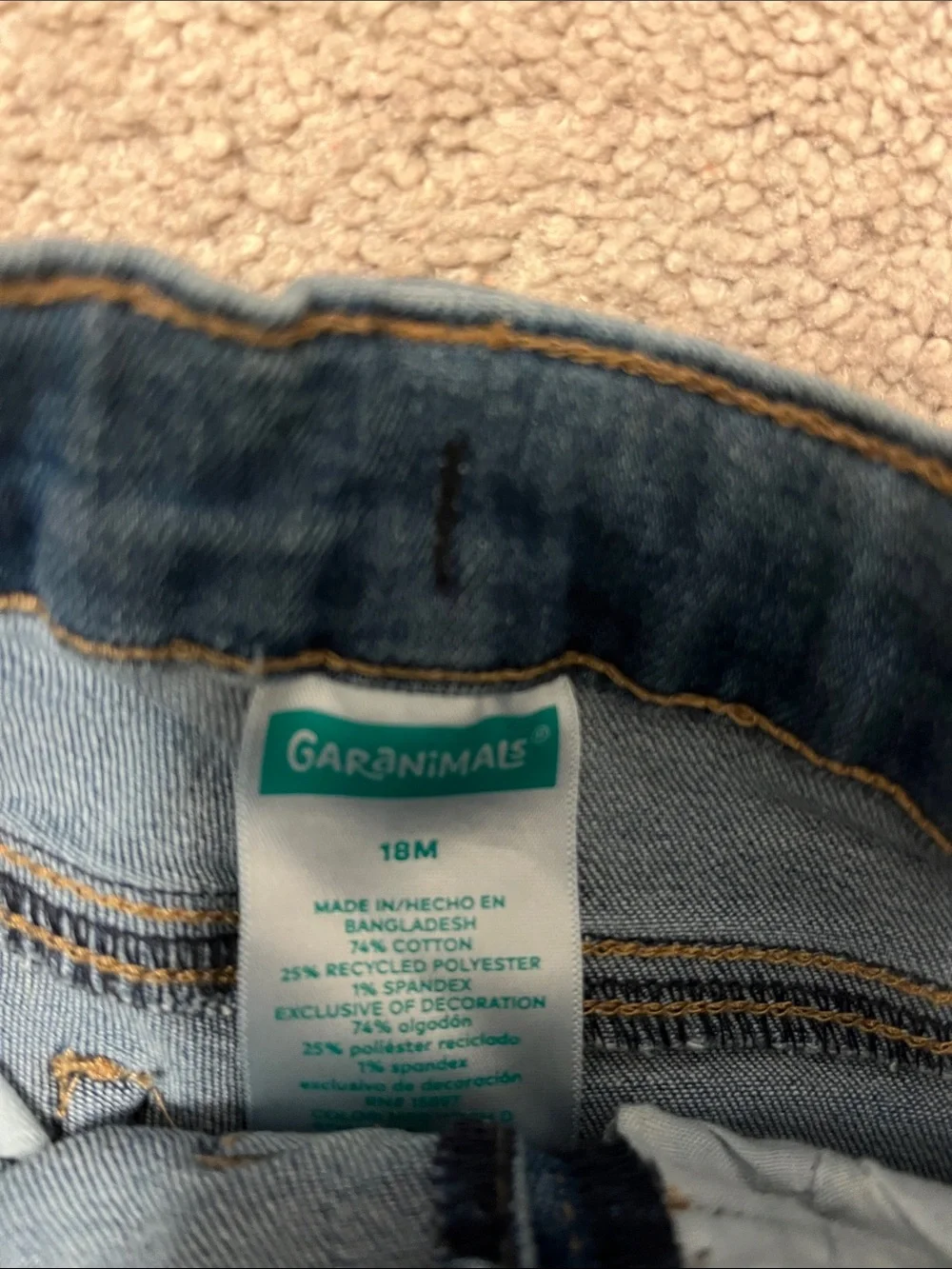 Garanimals Light Blue Stretch Denim Pull-On Jeans